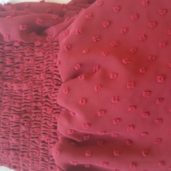 🛍 2/$25 Off The Shoulder 3/4 Bell Sleeve Top - Picture 3 of 3